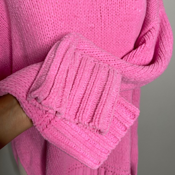 AERIE SUNSET CHENILLE OVERSIZED TURTLENECK SWEATER CHUNKY KNIT - Picture 8 of 13